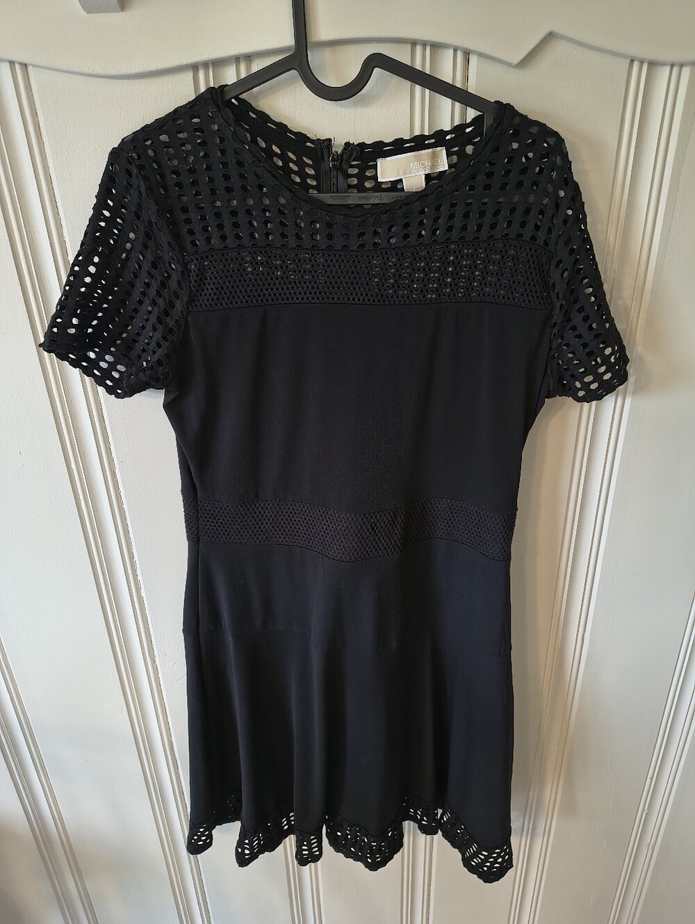 Michael Michael Kors Black Eyelet Dress